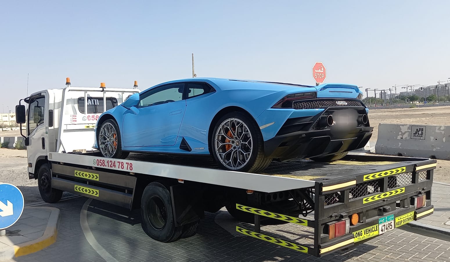 Flatbed truck Gulf